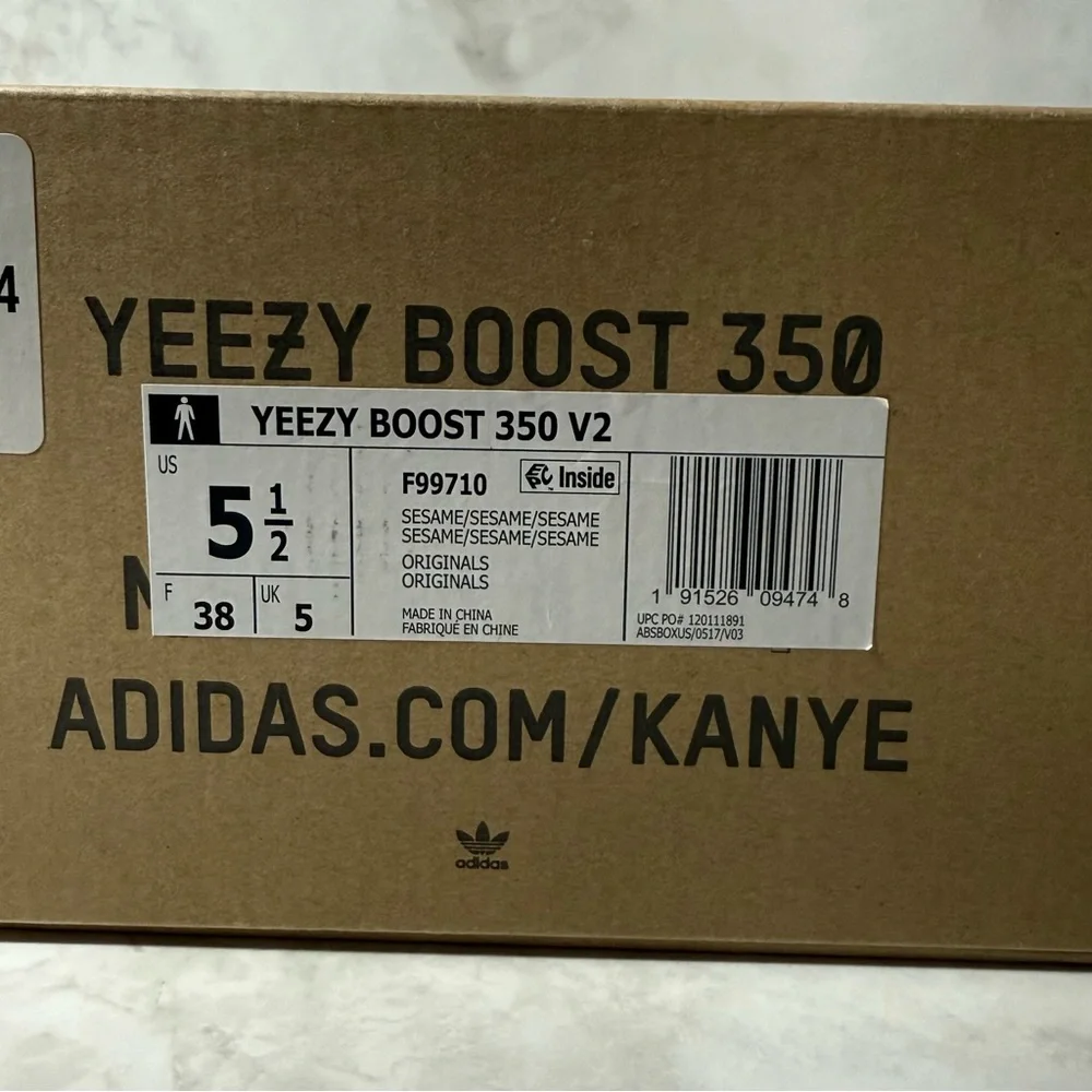 Yeezy | Empty 350 Shoe Box | F99710 | Brown/Black